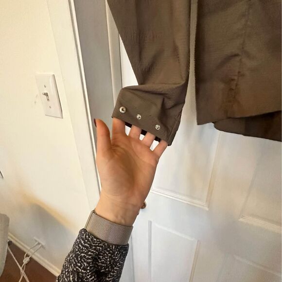 Nau raincoat size xs, dark green - Picture 2 of 4